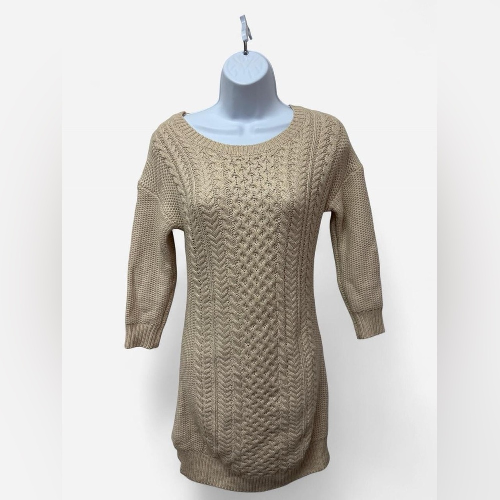 Cream Cable Knit Sweater